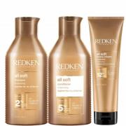 Redken All Soft Thick Hair Care Pack (3 produkter)