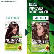 Garnier Nutrisse Permanent Hair Dye (forskellige nuancer) - 5.12 Glacial Brown