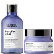 L'Oréal Professionnel Serie Expert Blondifier Gloss Shampoo and Masque Duo