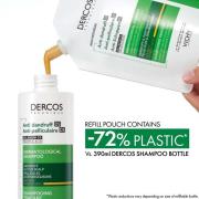 Vichy Dercos Anti-Dandruff Dermatological Shampoo for Dry Hair Refill 390ml