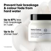 L'Oréal Professionnel Metal Detox Hair Mask, Prevent Breakage & Colour Fade from Hard Water 150ml