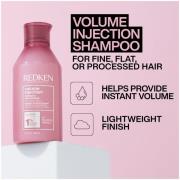Redken Volume Injection Shampoo and Conditioner with One United Multi-Benefit Spray Bundle