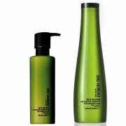 Shu Uemura Art of Hair Silk Bloom Shampoo (300 ml) og Balsam (250 ml)