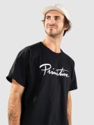 Primitive Nuevo Pigment Washed Hw T-shirt sort