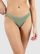 Hurley Ribbed Cheeky Bum Bikini underdel grøn