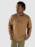 HUF Relocation Crewneck Sweater brun