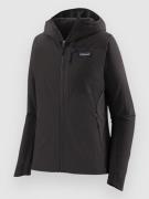 Patagonia R1 Crossstrata Hoody Jakke sort