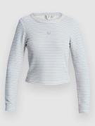 Roxy Spellbound Stripes Langærmet t-shirt hvid