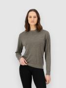 Mons Royale Horizon Merino Crew Sweater grøn