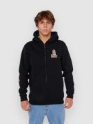 Rip Curl Search Hættetrøje med lynlås sort