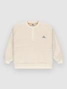 Quiksilver Barranco Crew Fleecepullover hvid