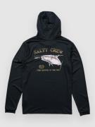 Salty Crew Surface Hooded Longsleeve Lycra blå