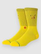 Stance Pikachu Crew Socks gul