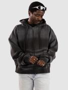 Ninth Hall Fundamental Whisker Hættetrøje med lynlås grå