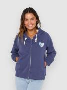 Rip Curl Galicia Full Zip Fleecejakke blå