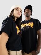 Thrasher Flame T-shirt sort