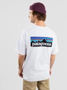 Patagonia P-6 Logo Responsibili T-shirt hvid