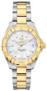 TAG Heuer Dameur WBD1320.BB0320 Aquaracer Lady Hvid/18 karat guld