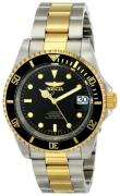 Invicta Herreur 8927OB Pro Diver Sort/Gul guldtonet stål Ø40 mm