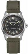 Hamilton Herreur H70205830 Khaki Field Sort/Læder Ø38 mm