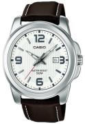 Casio Herreur MTP-1314PL-7AVEF Collection Hvid/Læder Ø45 mm