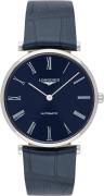 Longines L4.908.4.94.2 La Grande Classique De Blå/Læder Ø36 mm