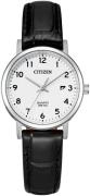 Citizen Dameur EU6090-03A Classic Hvid/Læder Ø28 mm