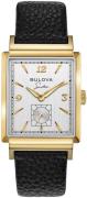 Bulova Herreur 97A158 Sølvfarvet/Læder
