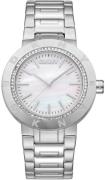 DKNY Dameur DK1L023M0015 Eastside Logo Hvid/Stål Ø36 mm