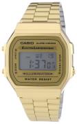 Casio Herreur A168WG-9EF Collection LCD/Gul guldtonet stål
