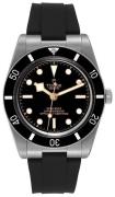 Tudor Herreur M79000N-0002 Black Bay 54 Sort/Gummi Ø37 mm