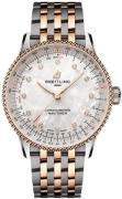 Breitling Herreur U17327211A1U1 Navitimer Automatic 36 Hvid/18 karat