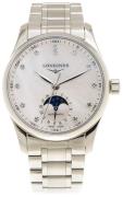 Longines Dameur L2.409.4.87.6 Master Hvid/Stål Ø34 mm
