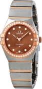 Omega Dameur 131.25.28.60.63.001 Constellation Quartz 28Mm Brun/18