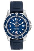 Breitling Herreur A17367D81C1S1 Superocean 44 Blå/Gummi Ø44 mm