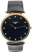 Longines Herreur L4.766.1.57.2 La Grande Classique De Sort/Læder