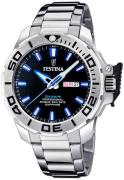 Festina Herreur F20665-3 The Original Diver Sort/Stål Ø46.3 mm