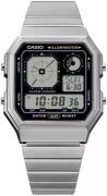Casio Dameur A130WE-1AEF Vintage LCD/Stål