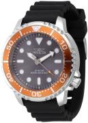 Invicta Herreur 47224 Pro Diver Grå/Gummi Ø48 mm