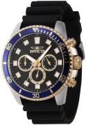 Invicta Herreur 46121 Pro Diver Sort/Gummi Ø45 mm