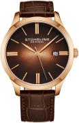 Stührling Original Herreur 4014.3 Classic Brun/Læder Ø42 mm