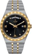 Tudor Herreur M28603-0005 Royal Sort/18 karat guld Ø41 mm