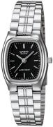Casio Dameur LTP-1169D-1ARDF Classic Sort/Stål 25x33 mm