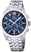 Festina Herreur F20742-4 Timeless Blå/Stål Ø43.8 mm