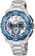 Festina Herreur F20724-1 Chrono Bike Sølvfarvet/Stål Ø45.5 mm