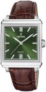 Festina Herreur F20681-7 Classic Grøn/Læder