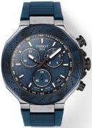 Tissot Herreur T141.417.27.041.00 T-Race Blå/Gummi Ø45 mm