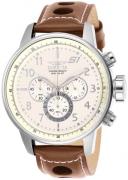 Invicta Herreur 25724 S1 Antikhvid/Læder Ø48 mm