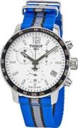 Tissot Herreur T095.417.17.037.31 Quickster Hvid/Stål Ø42 mm