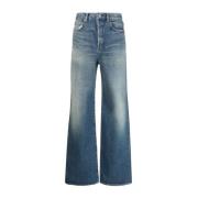 Løstsiddende bootcut jeans